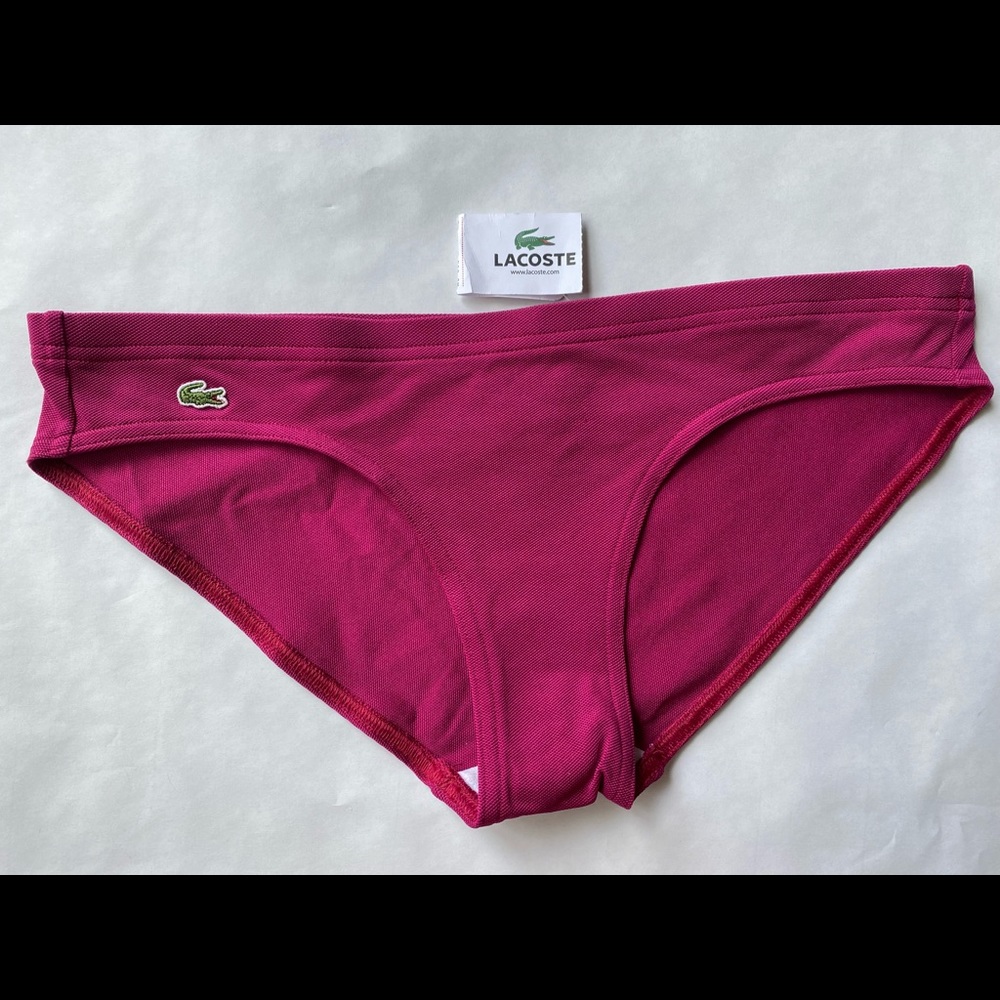 NWT Lacoste Women Swim Bottoms - Medium / 40